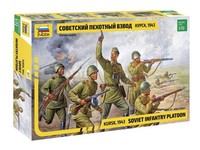 Zvezda 8077 1/72 Soviet Infantry Platoon Kursk,1943