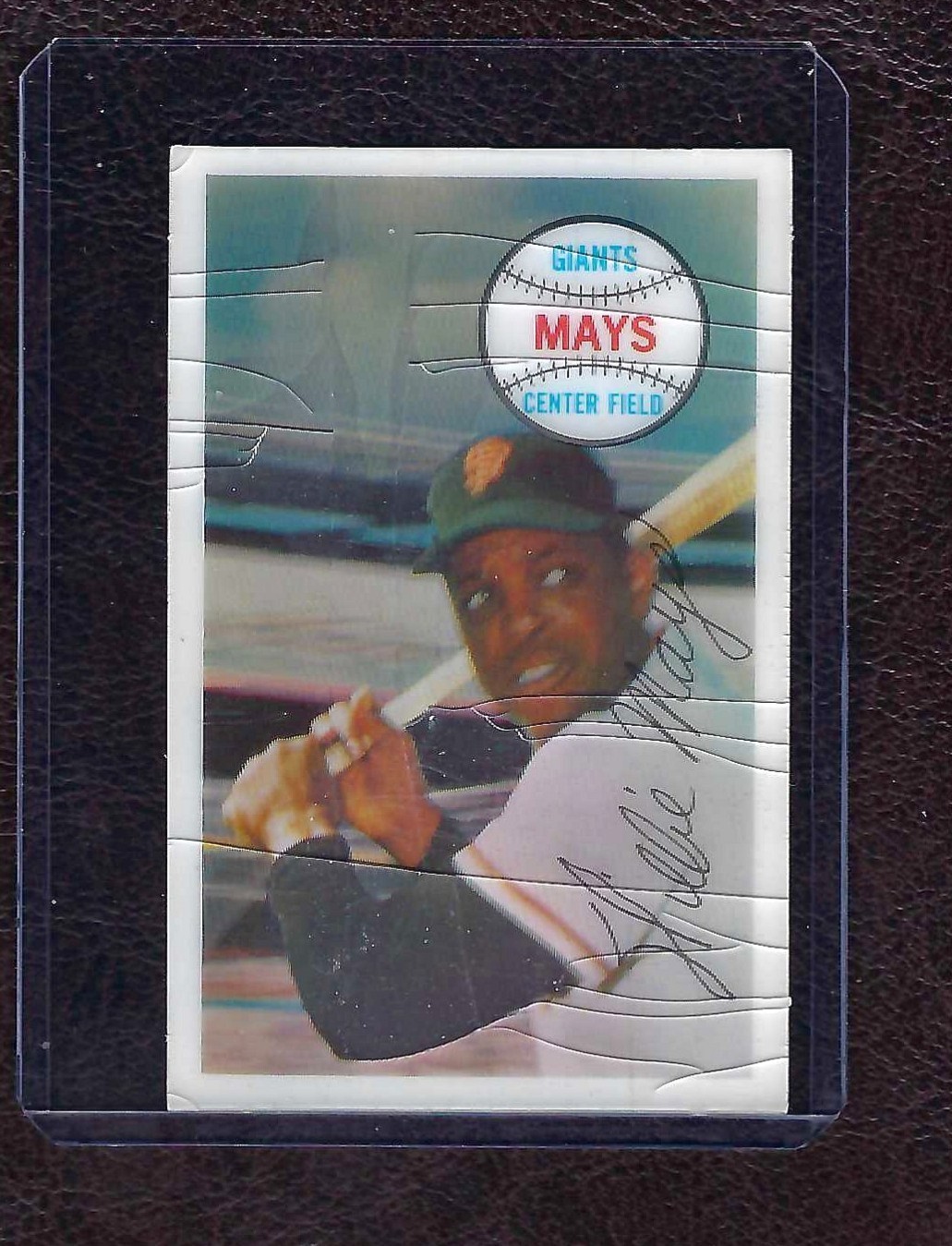 1970 Kellogg's Baseball Card #12 Willie Mays, San Francisco Giants, Fair!