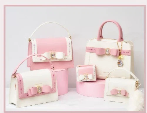 The Aristocats – Marie x Samantha Vega   Shoulder Bag handbag Disney Pink White