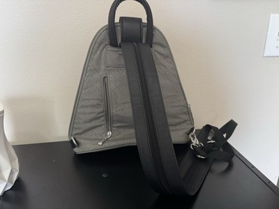 Baggallini Backpack Purse Gray Nylon Travel Bag Lightweight  display picture 1