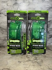Splat R Ball PYRO MAG Glow-In-The-Dark Magazine Holds 550 Rounds Lot Of 2 NIB