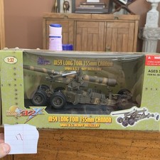 21st Century Toys Ultimate Soldier M59 Long Tom 1:32 Diecast Green WWII Cannon