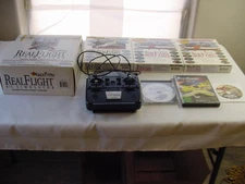 Lot of 7 RealFlight R/C Simulator software & controllers. Classic, 1997 to 2012