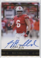 2018 Leaf Ultimate Draft 91 Rookies Gold 7/25 Sam Hubbard #GLR-SH1 Auto 00jz