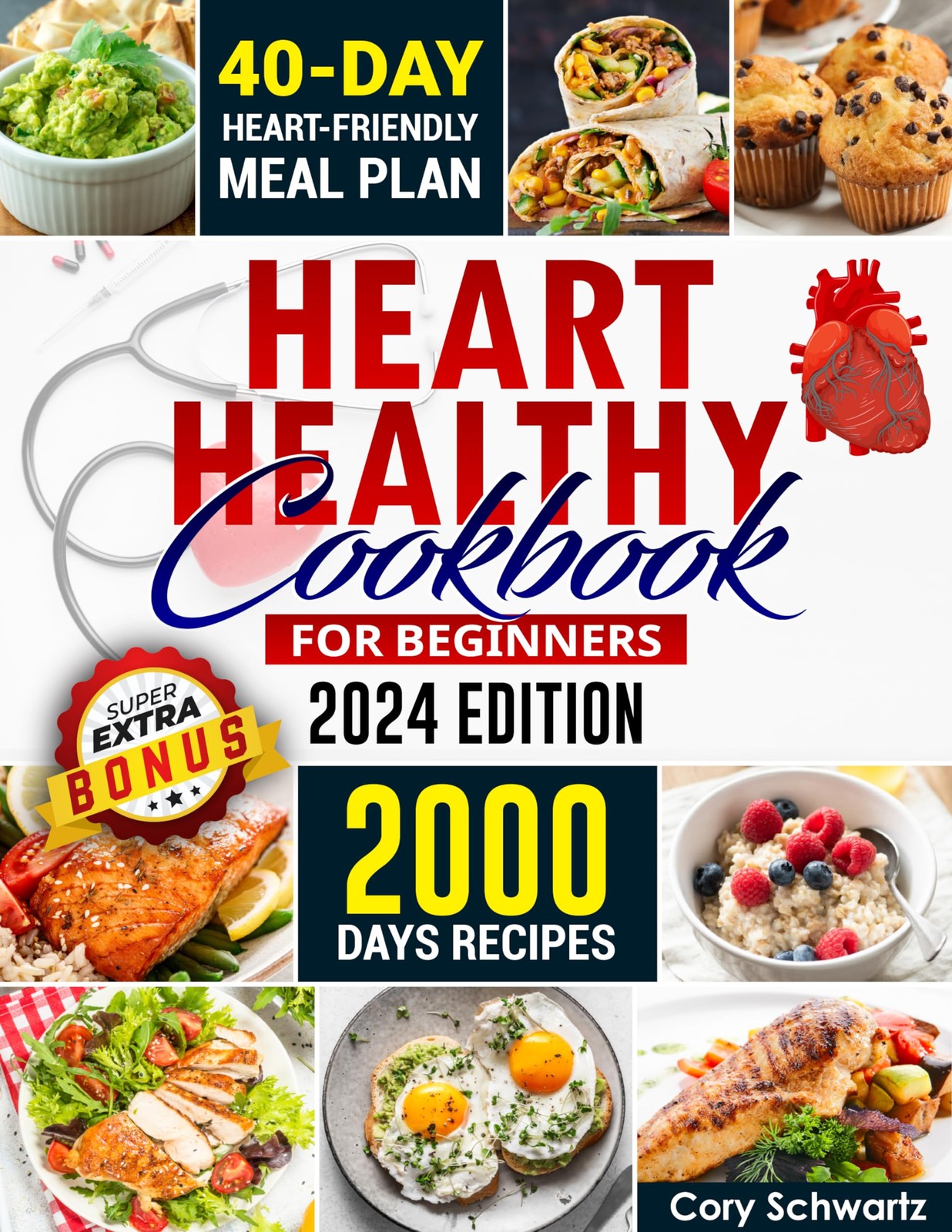 Кулинарная книга Кори Шварца Здоровое сердце для начинающих (в мягкой обложке) (ИМПОРТ из Великобритании)