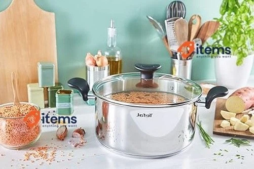 Tefal Primario Cucinare Pentola 24 CM / 5 Litro con Vetro Coperchio Argento - Immagine 4 di 4