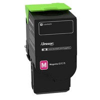 Original Lexmark 78C20M0 Magenta Toner 1400 Seiten Rot RüCkgabetoner
