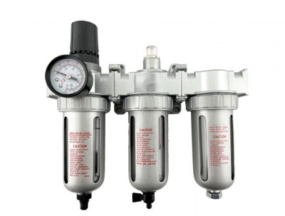 3/8  NPT MID FLOW Filter Regulator Coalescing Desiccant Dryer System wAUTO DRAIN