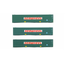 3 x Bachmann Graham Farish N Gauge - Seawheel Containers