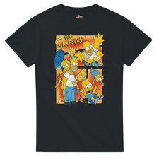 The Simpsons Cartoon Inspired Black Unisex T-Shirt, S-5XL, 90s Retro Tee