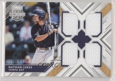 2018 Panini Elite Extra Edition Quad Materials Silver 55/149 Nathan Lukes 0w7