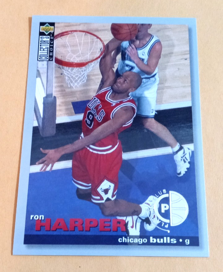 1995-96 Upper Deck Collector's Choice Player's Club Ron Harper #159 - Bulls