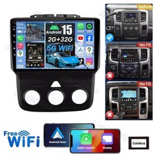 Android 15 Car Stereo Radio Carplay 2 32G For Dodge Ram 1500 2500 3500 2013-2018
