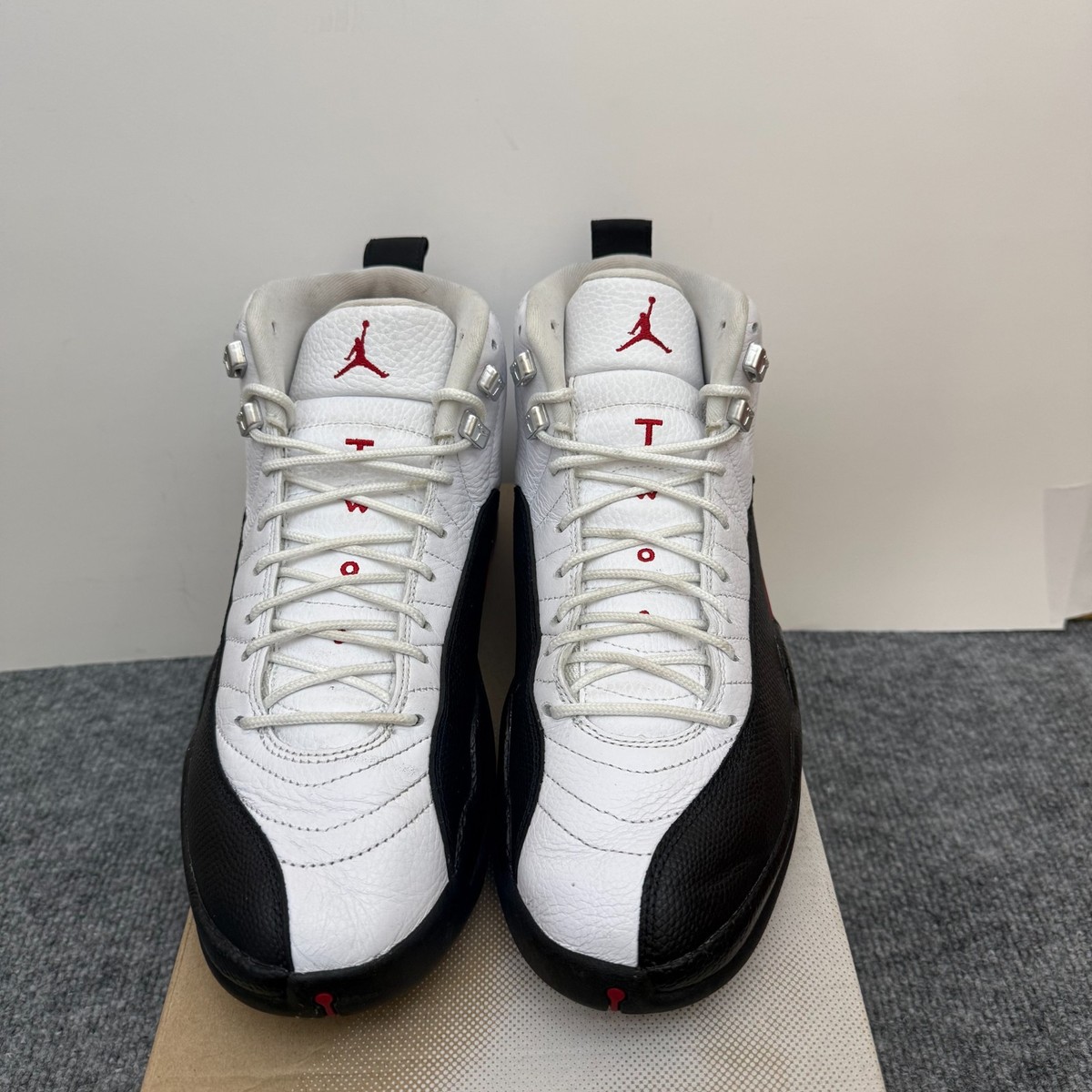 Jordan Air Jordan 12 Retro Taxi Flip White Gym Red Black CT8013