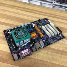 ECS KT600-A Socket A ATX Motherboard w/CPU & RAM VIA Chipset AGP/PCI/CNR Slots