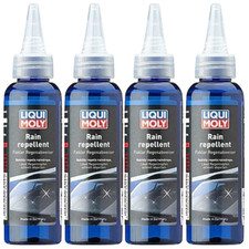 Liqui Moly Fix-Clear Rain Repellent Glass Windows Cleaner Safer Driving 100ml x4