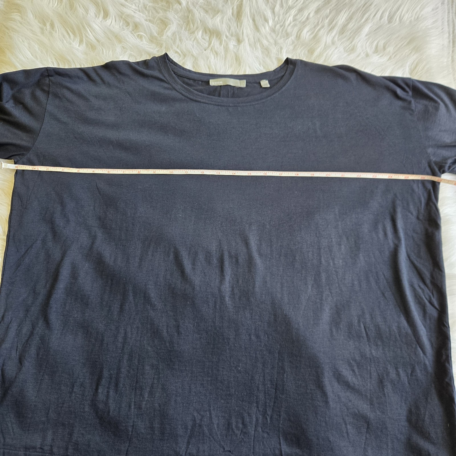 VINCE Essential Elevated Basic Slate Gray T-shirt… - image 7