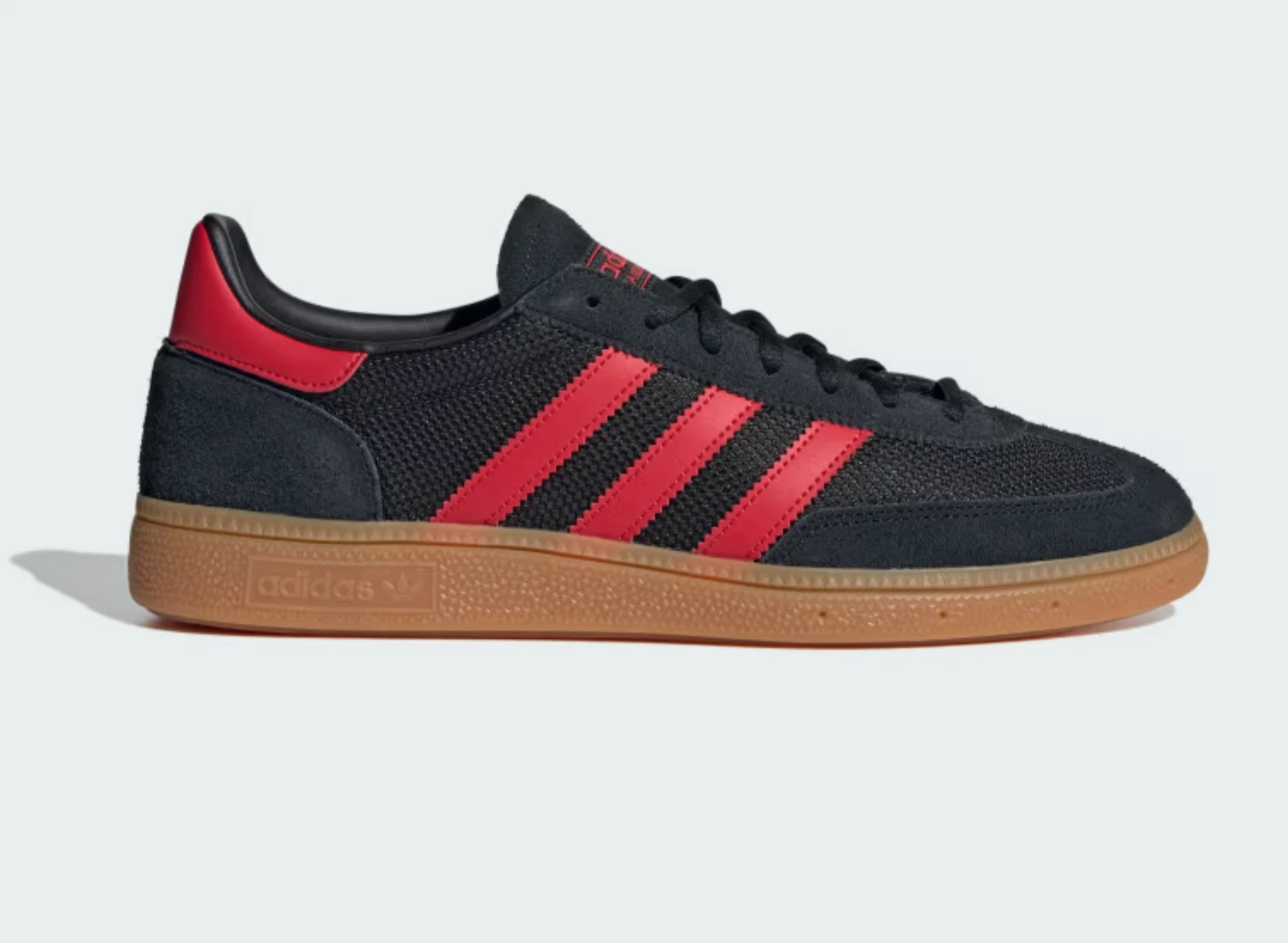 Adidas Handball Spezial Lace Up Mens Black Sneakers Casual Shoes JH5446