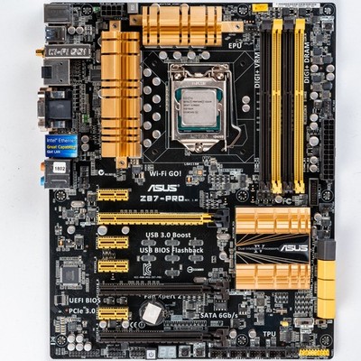 Asus Z87-PRO LGA1150 ATX Z87 Motherboard DDR3 Intel 4th Gen Wifi Displayport USB