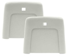For Chevy Impala 1968-1972 Oer N1037 White Reclining Bucket Seat Back Panels