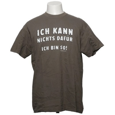 Stedman, T-shirt, Größe: L, Comfort, Grau, Baumwolle, Print, Herren #fXb