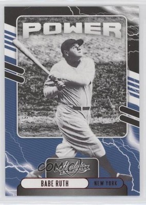 2021 Panini Absolute Power Red /99 Babe Ruth #PO-1 HOF 0u7