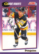 Gordie Roberts 1991-92 Score American #439 Pittsburgh Penguins