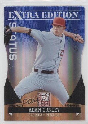 2011 Donruss Elite Extra Edition Prospects Blue Status Die-Cut Adam Conley 0q3