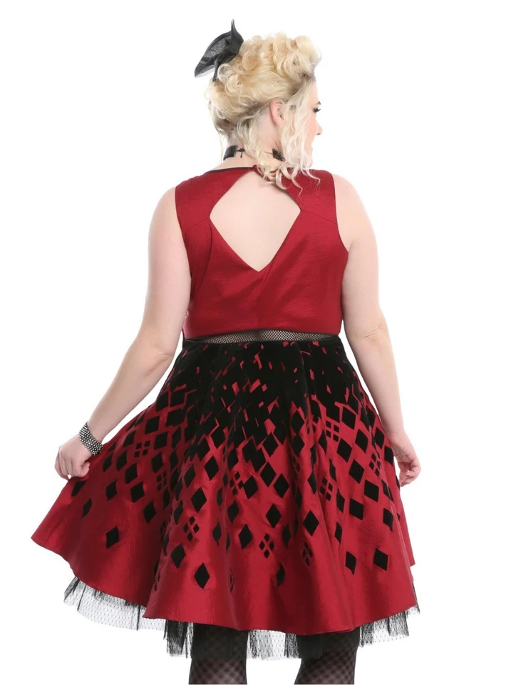 Vestido Formal Harley Quinn Juegos con disfraces/Disfraz de Halloween Talla 12 Foto 2 de 4