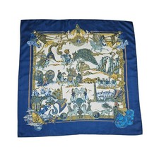 Hermes Au fil de la Soie silk scarf