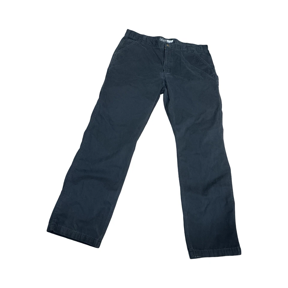 Carhartt B324 Men’s Black Relaxed Fit Twill Men’s Utility Carpenter Pants 42x34 - Image 2 of 4