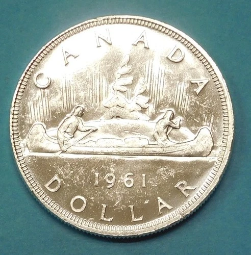 1961 Canada Silver Dollar - Uncirculated