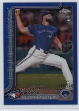2025 Topps Chrome Blue Refractor 119/150 Adam Kloffenstein #47 16e6