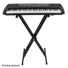 Iron Music Keyboard Electronic Piano Dual Tube X Stand Standard Rack