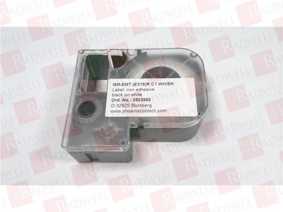 PHOENIX CONTACT MM-EMT (EX18)R C1 WH/BK / MMEMTEX18RC1WHBK (NEW IN BOX)