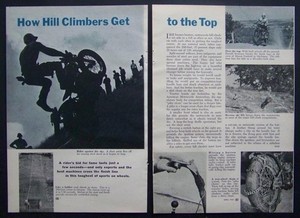 1951 National Motorcycle Hill Climb Mount Garfield Michigan pictorial