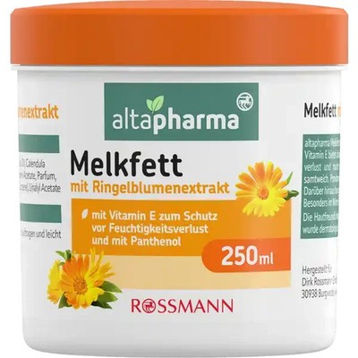 Altapharma Melkfett mit Ringelblumenextrakt, 250ml, neu&ovp