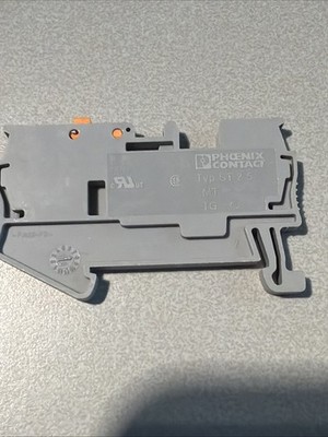 44x Phoenix Contact ST 2,5 Twin Rail Terminal 3031241 Spring 3-Wire Gray New