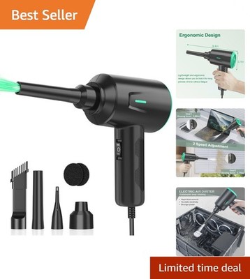 Rechargeable Air Duster with Multi-Tools - Sustainable Cleaning for All Gadgets