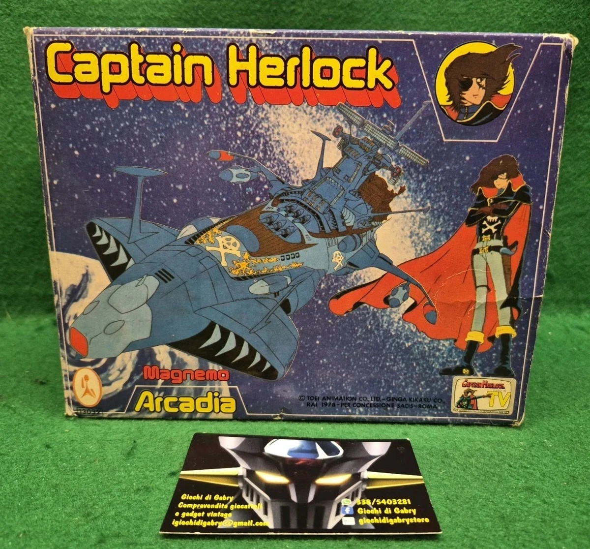 Magnemo ARCADIA, Capitán Herlock Harlock fundido a presión Takara Ceppi Ratti, Hong Kong.