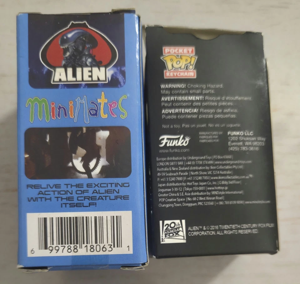 ALIEN SDCC 2015 Comic-Con Exclusivo 1979 Alien Minimates & Funko Llavero NUEVO  Foto 4 de 4