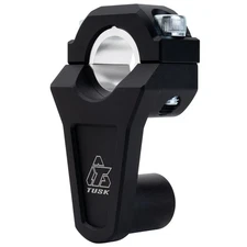 Tusk 2" Pivoting HandleBar Risers 7/8" Bar Clamp to 7/8"or 1 1/8" - Black
