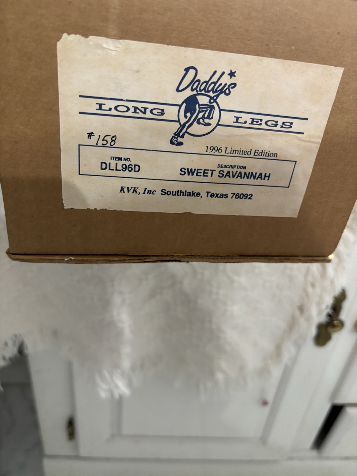 DLL doll,SWEET SAVANNAH, new In Box,Limited Edition, #158/2000, COA, Tag