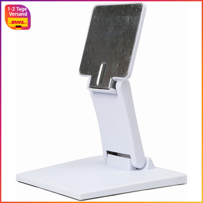 Monitorständer Verstellbar Zusammenklappbar VESA 75x75mm 100x100mm Weiß Büro