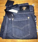 Authentic NWT Versace Pantalone Denim Blue Jeans Italy Size 29 Medusa