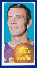JOHNNY EGAN lakers 1970-71 TOPPS #34 VG-EX NO CREASES