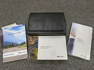 2011 Subaru Legacy Owner Manual User Guide CVT 2.5i Premium 3.6R