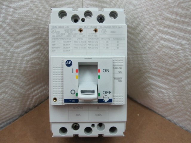 Allen Bradley 140g-g6c3-c40 40a 3 Pole Circuit Breaker for sale online ...