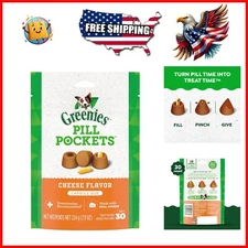 7.9 oz Cheese Flavor Pill Pockets for Dogs - Stress-Free Medicating Solution