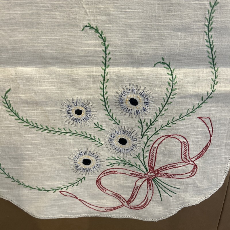 Beautifully Crafted Rectangular Hand embroidered Table runner 